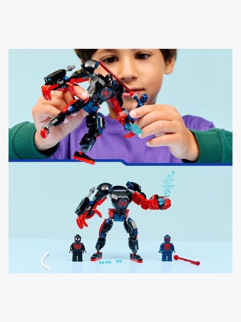 LEGO Super Heroes 76337 Miles Morales Mech vs. Spider-Man 2099