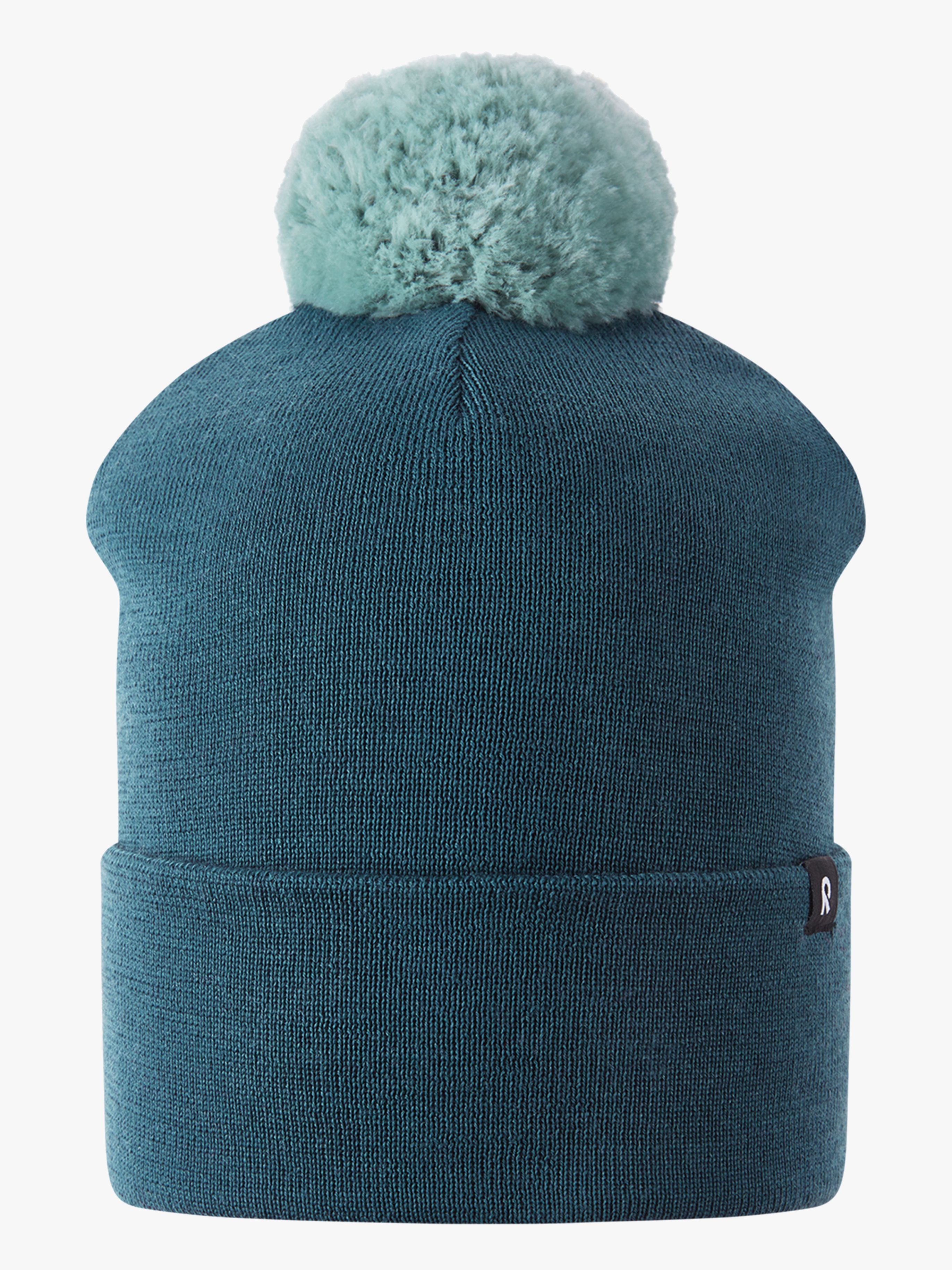 Omasi Mütze Merinomix, Dark Teal, 52-54