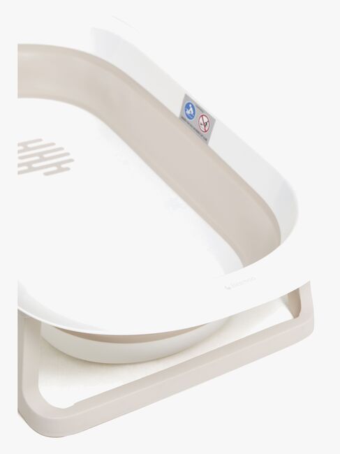 Beemoo CARE Assist Faltbare Badewanne, White/Beige