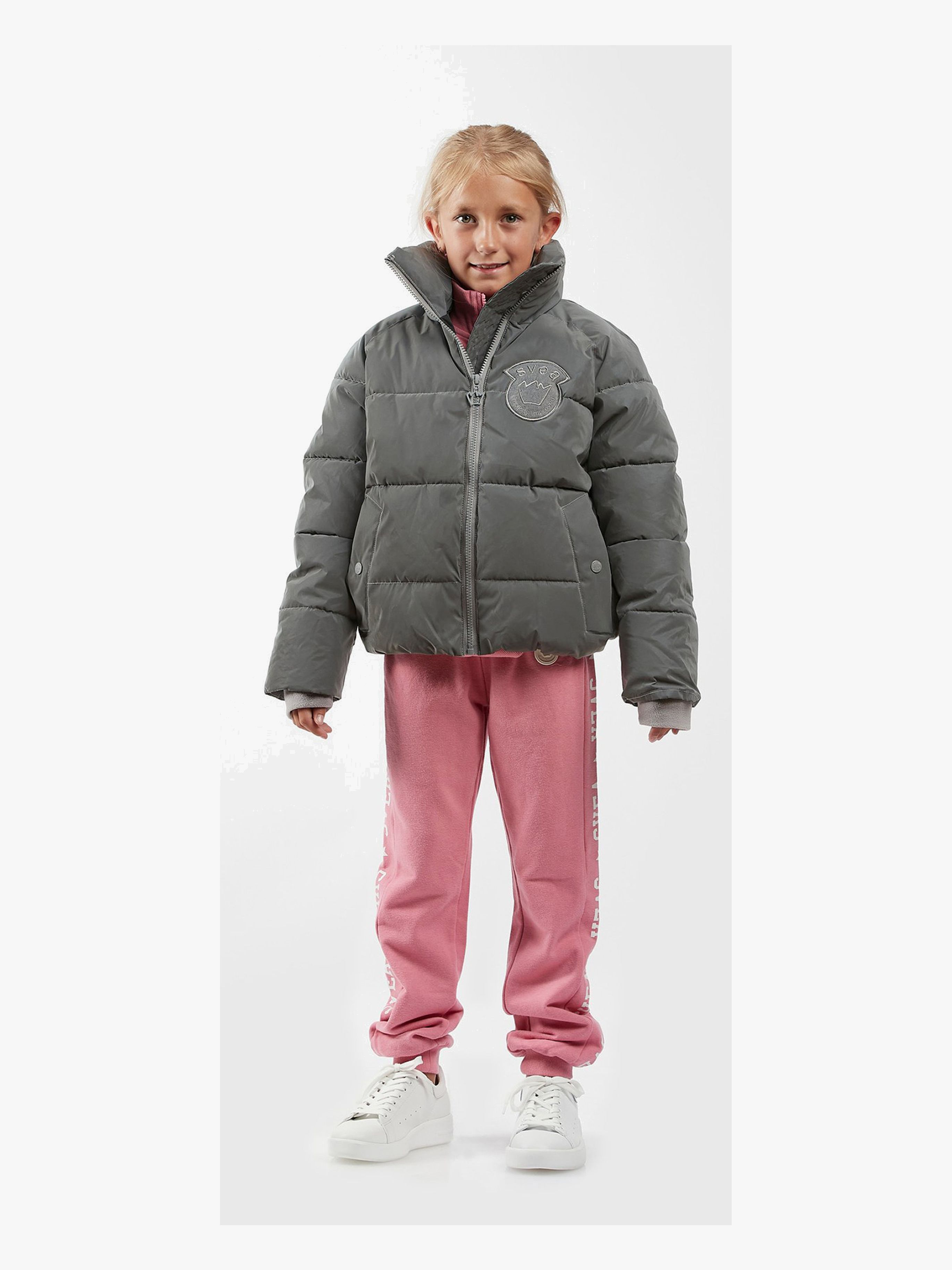 Svea Reflective Volume Steppjacke, Silver, 150