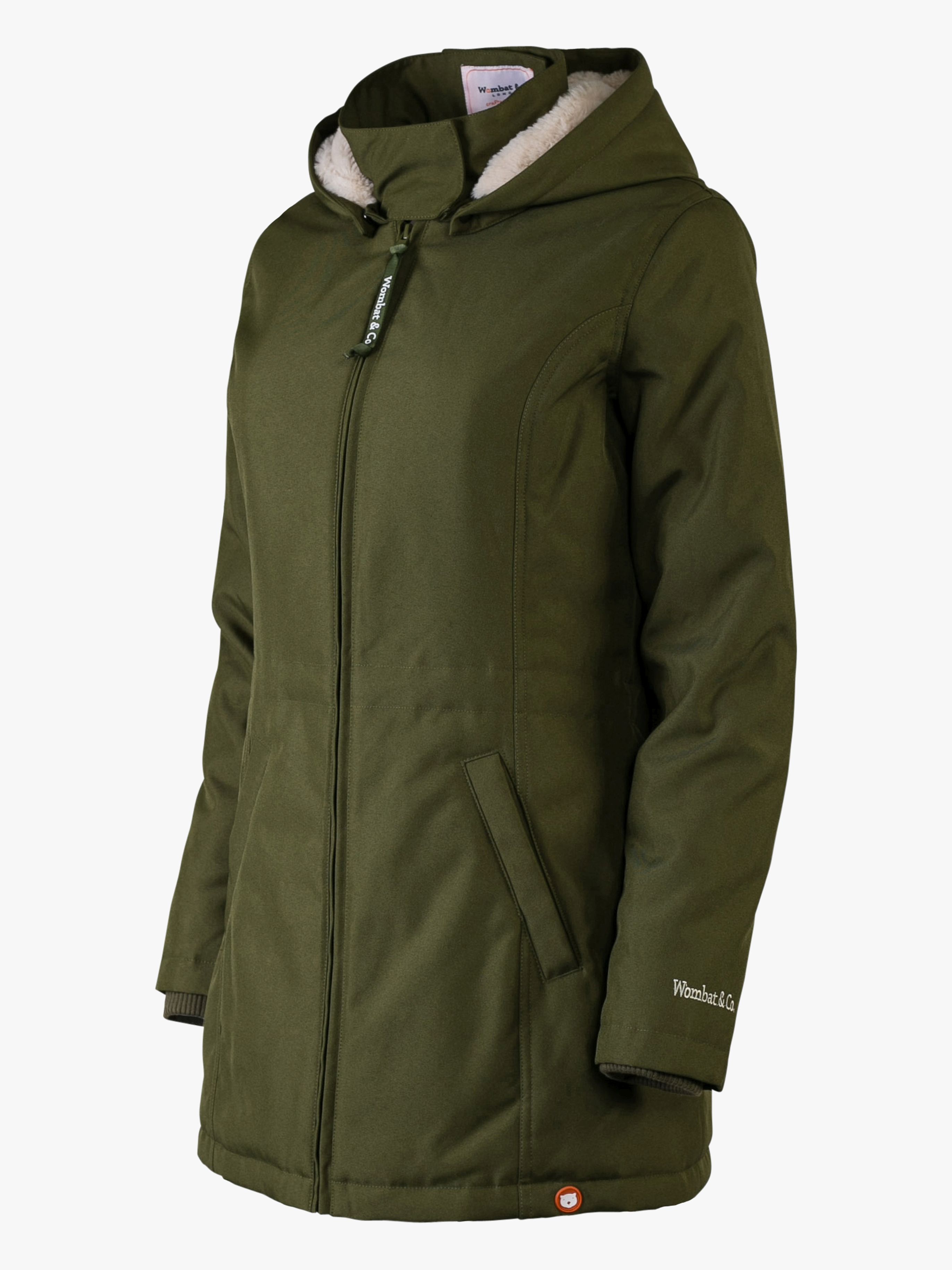 Wombat Umstandsjacke, Grün/Beige, XXL