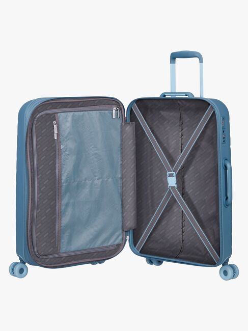 American Tourister Neovibe Spinner Koffer 66-74L, Steel Blue