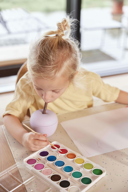 OYOY Apple Trinkhalmbecher, Lavender