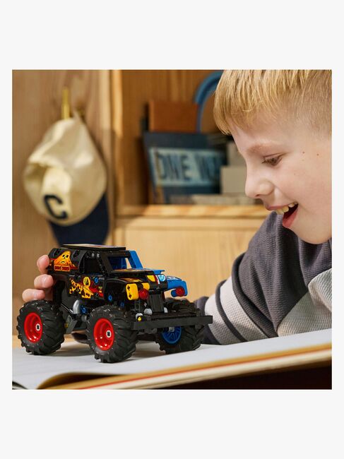 LEGO Technic 42219 Monster Jam Grave Digger Feuer und Eis