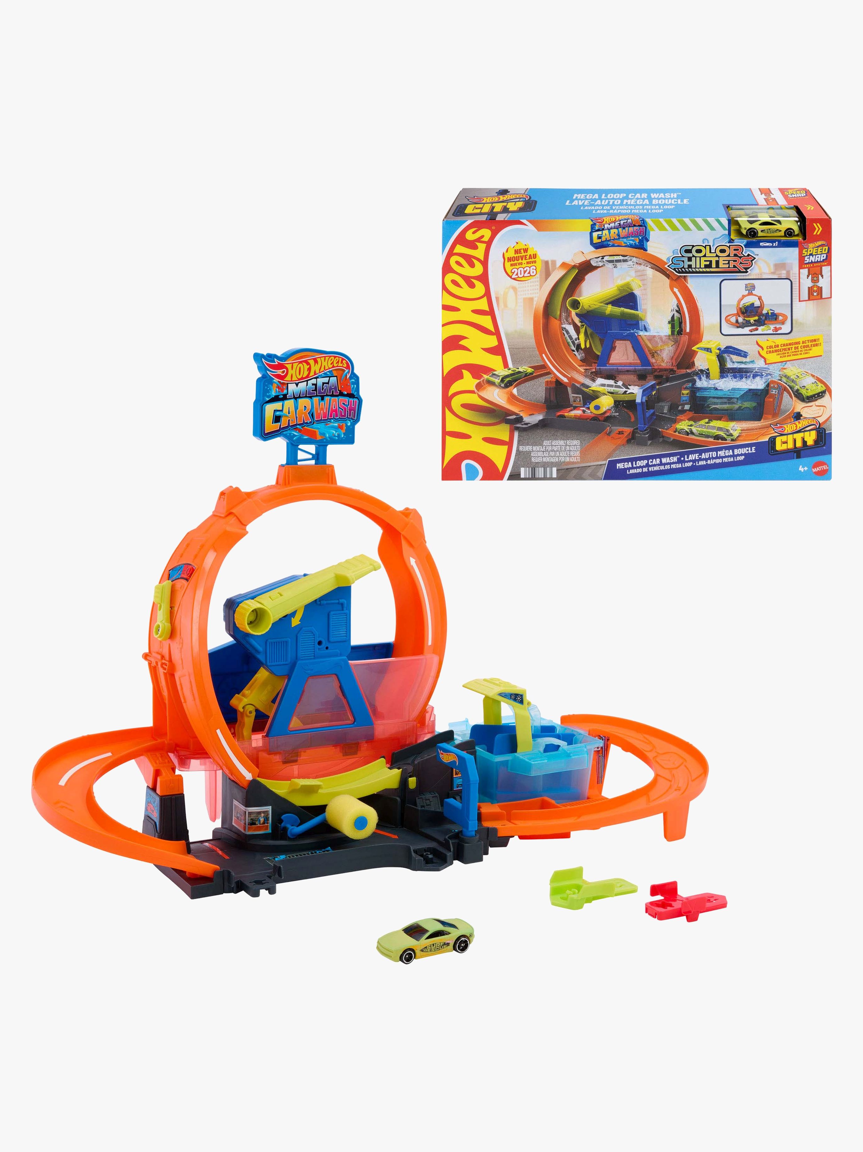 Hot Wheels City Mega Spielset Autowäsche