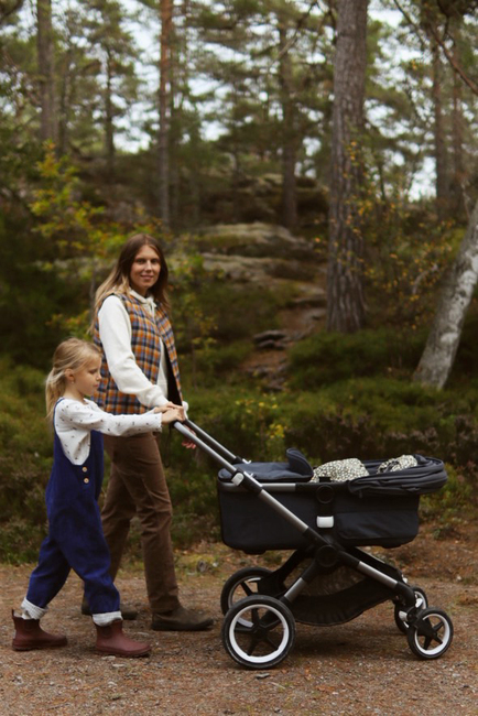 Oh, Poppy! Lily Quilted Fußsack, Poppy Forest Green