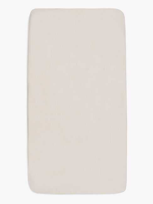 Jollein Spannbettlaken 2er-Pack 40x80, Milky Coffee/Ivory