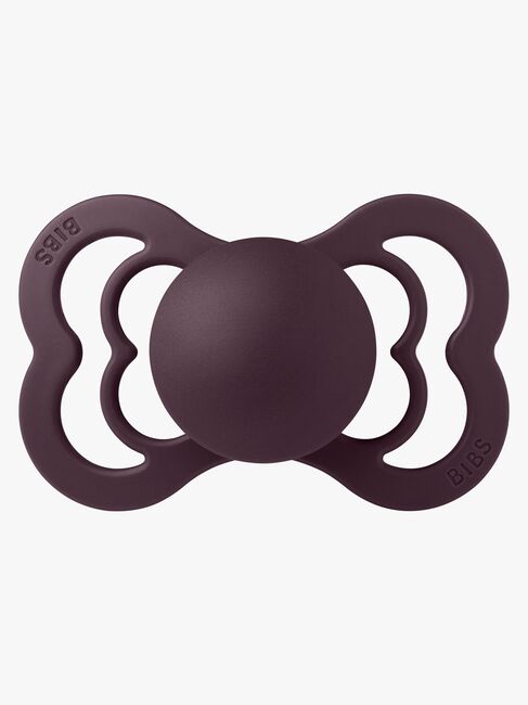 BIBS Supreme Schnuller Silikon Gr. 2, Plum