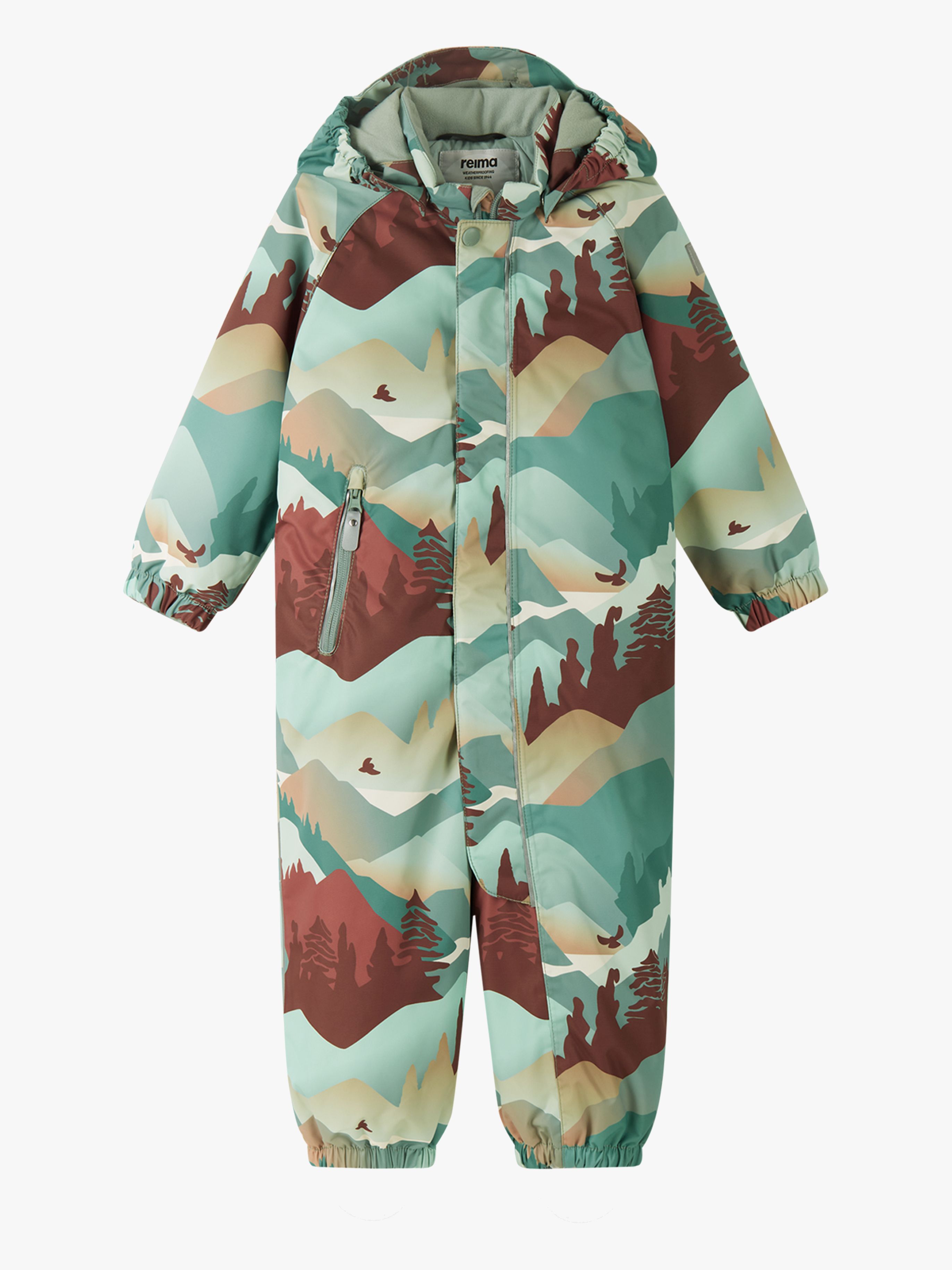 Reima Puhuri Baby Winteroverall, Stone Green, 74