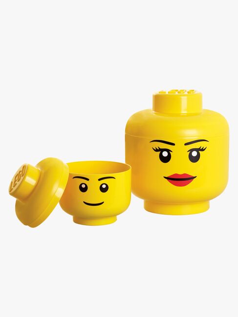 LEGO Aufbewahrungsbox L Mädchen, Gelb