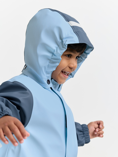 Didriksons Boardman Gefüttertes Regenset, Light Sea Blue