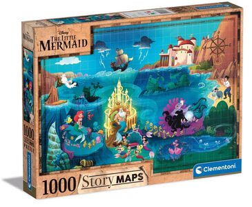 Disney Prinzessinnen Puzzle Die Kleine Meerjungfrau 1000 Teile