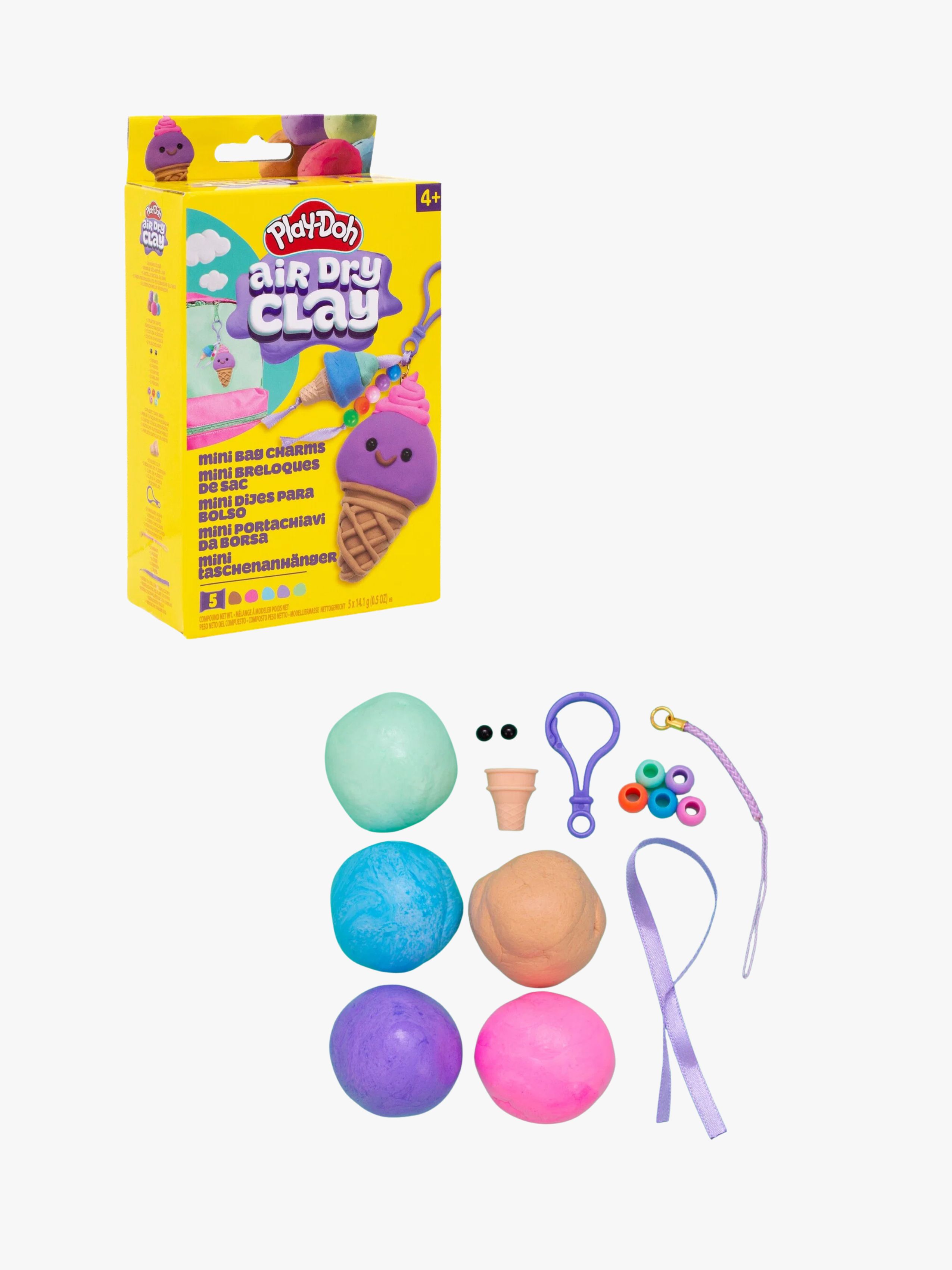 Play-Doh Air Dry Clay Bastelset Anhänger Eis