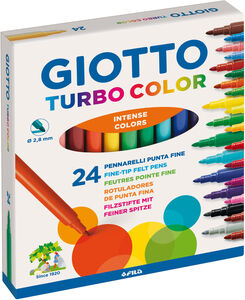 Giotto Turbo Color Filzstifte 24er-Pack