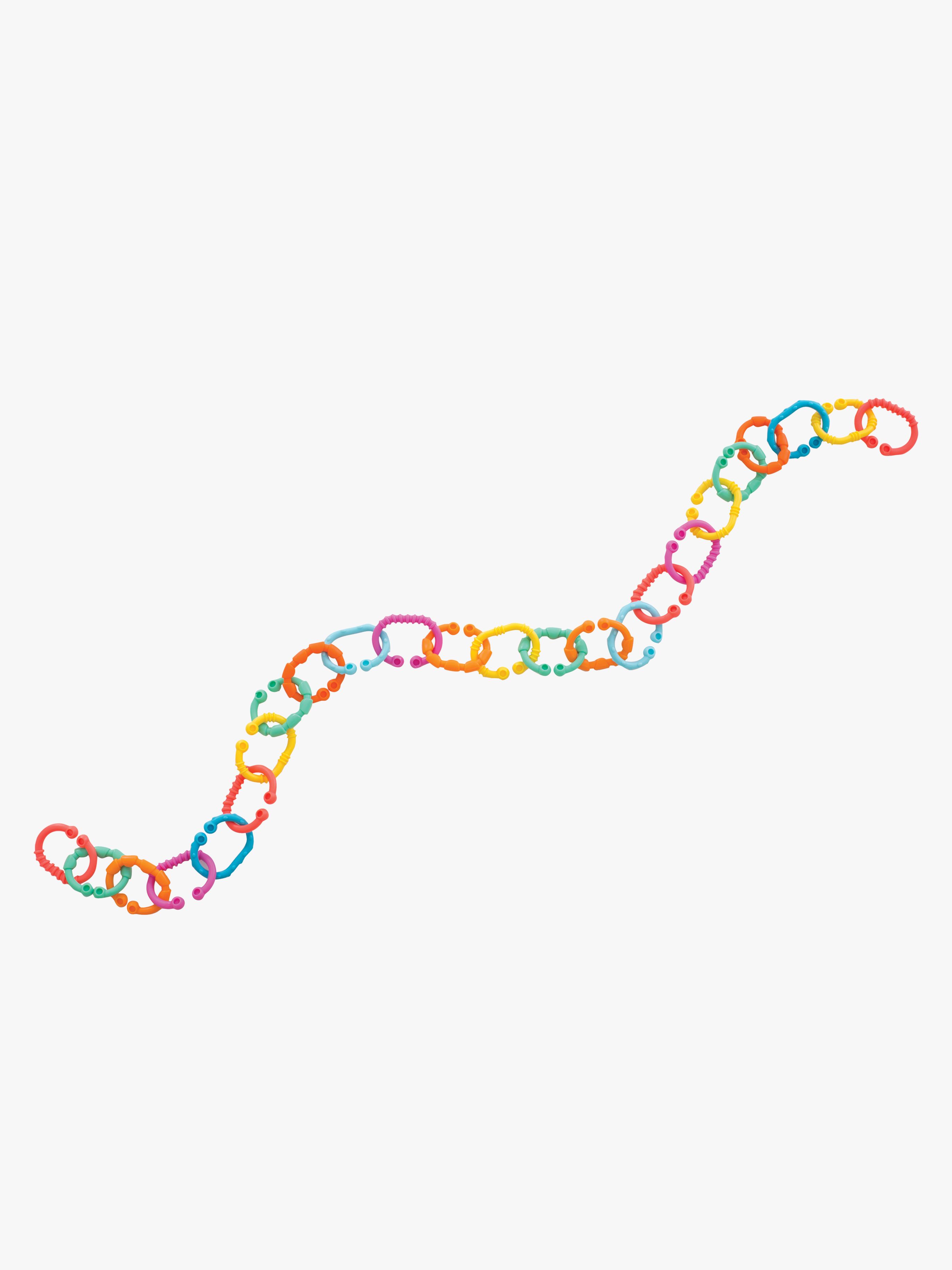 Loopy Links Babyspielzeug Kette, Mehrfarbig