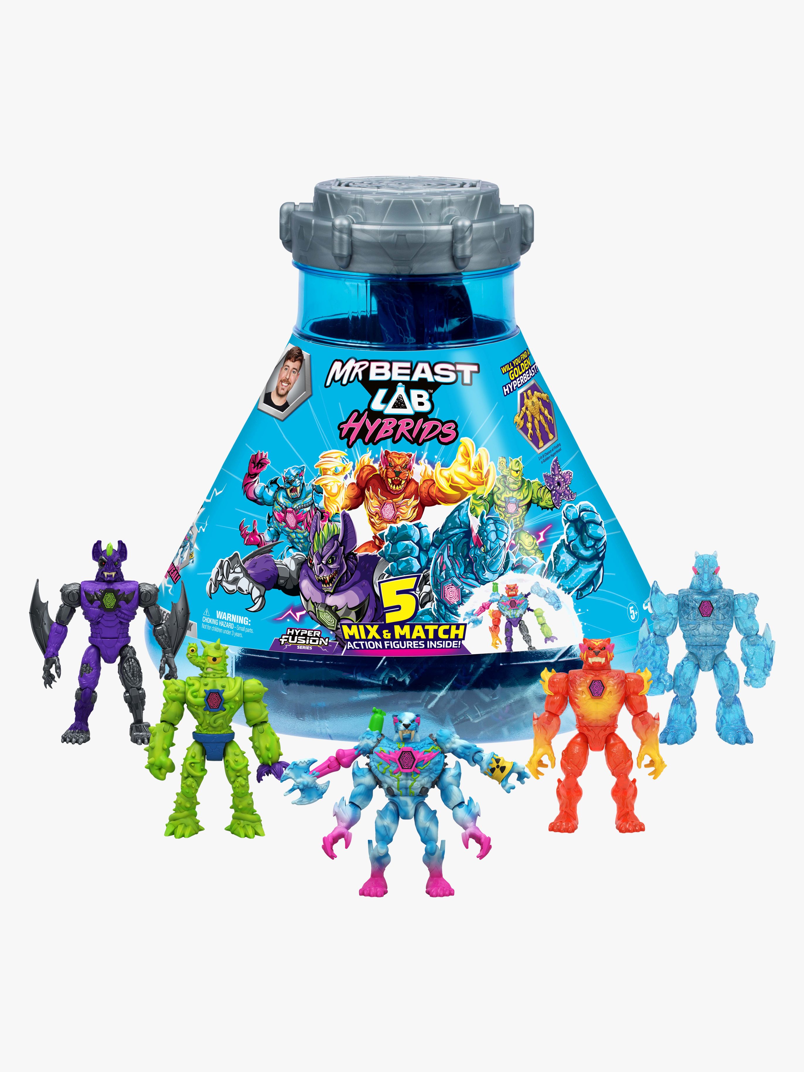 MrBeast Lab Figuren Hybrids Hyper Fusion 5er-Set