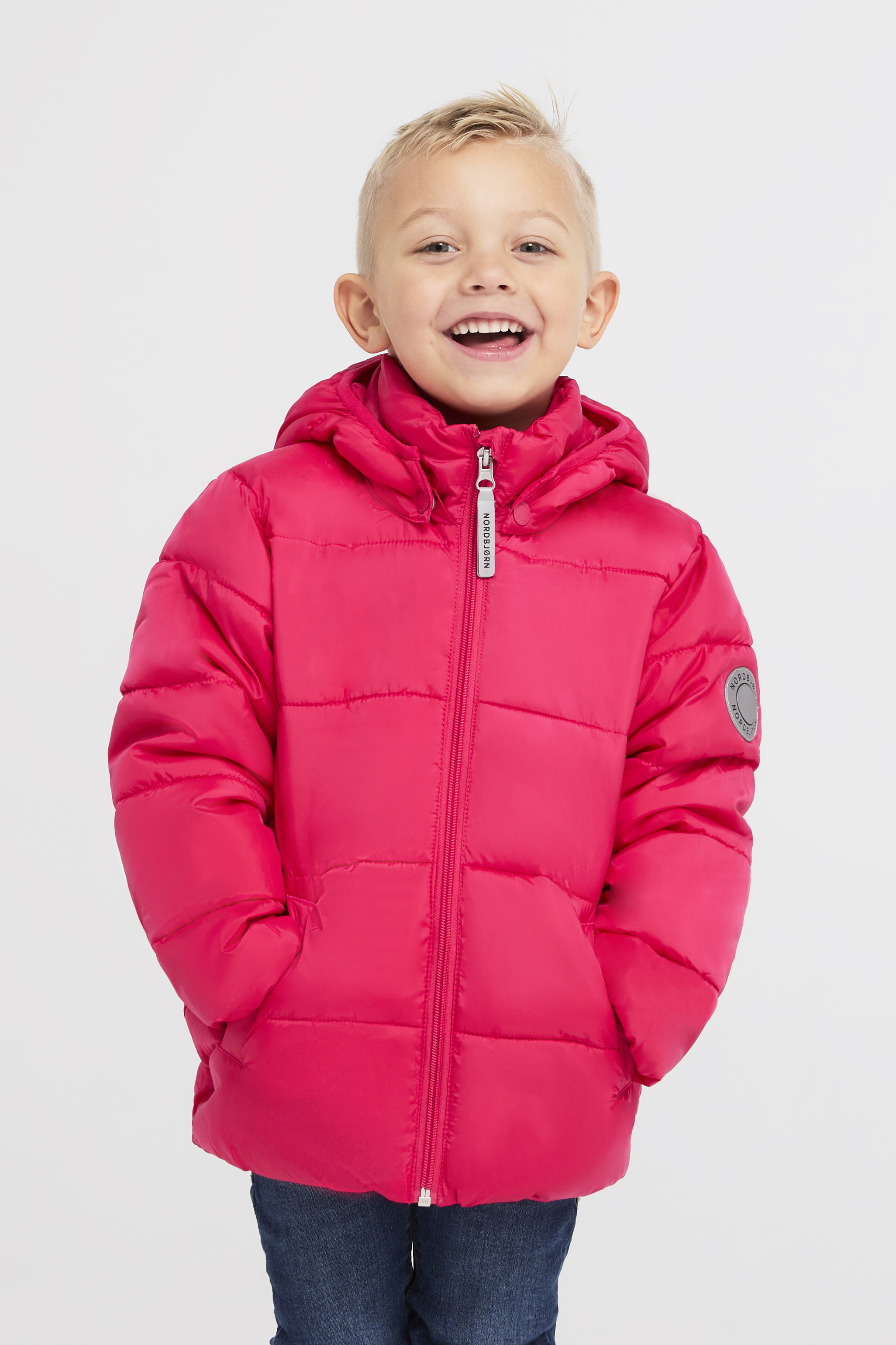 Nordbjørn Narvik Steppjacke, Raspberry, 110-116