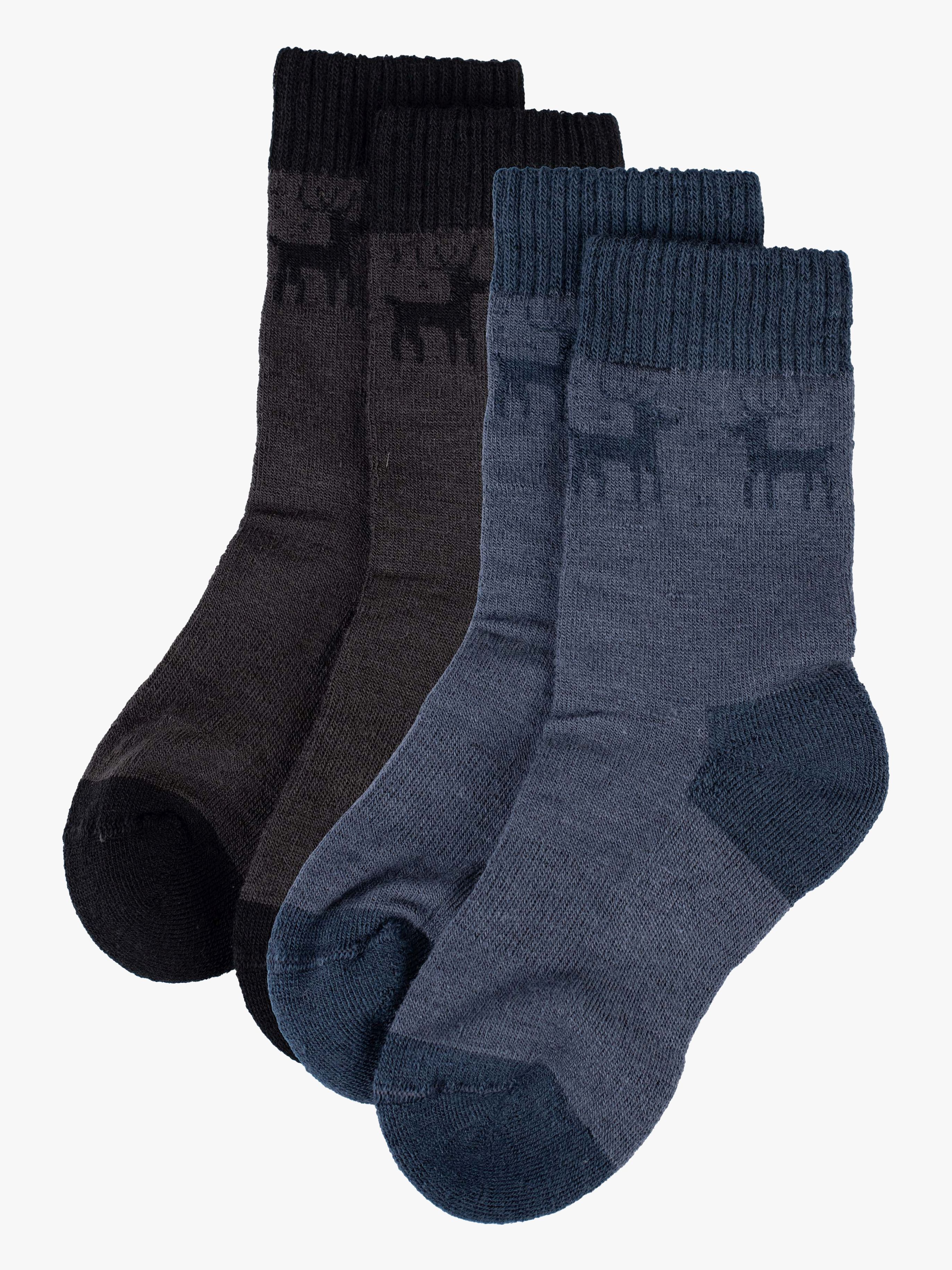 Taska Socken Merinomix 2er-Pack, AnthraciteR / Orion Blue, 21-24