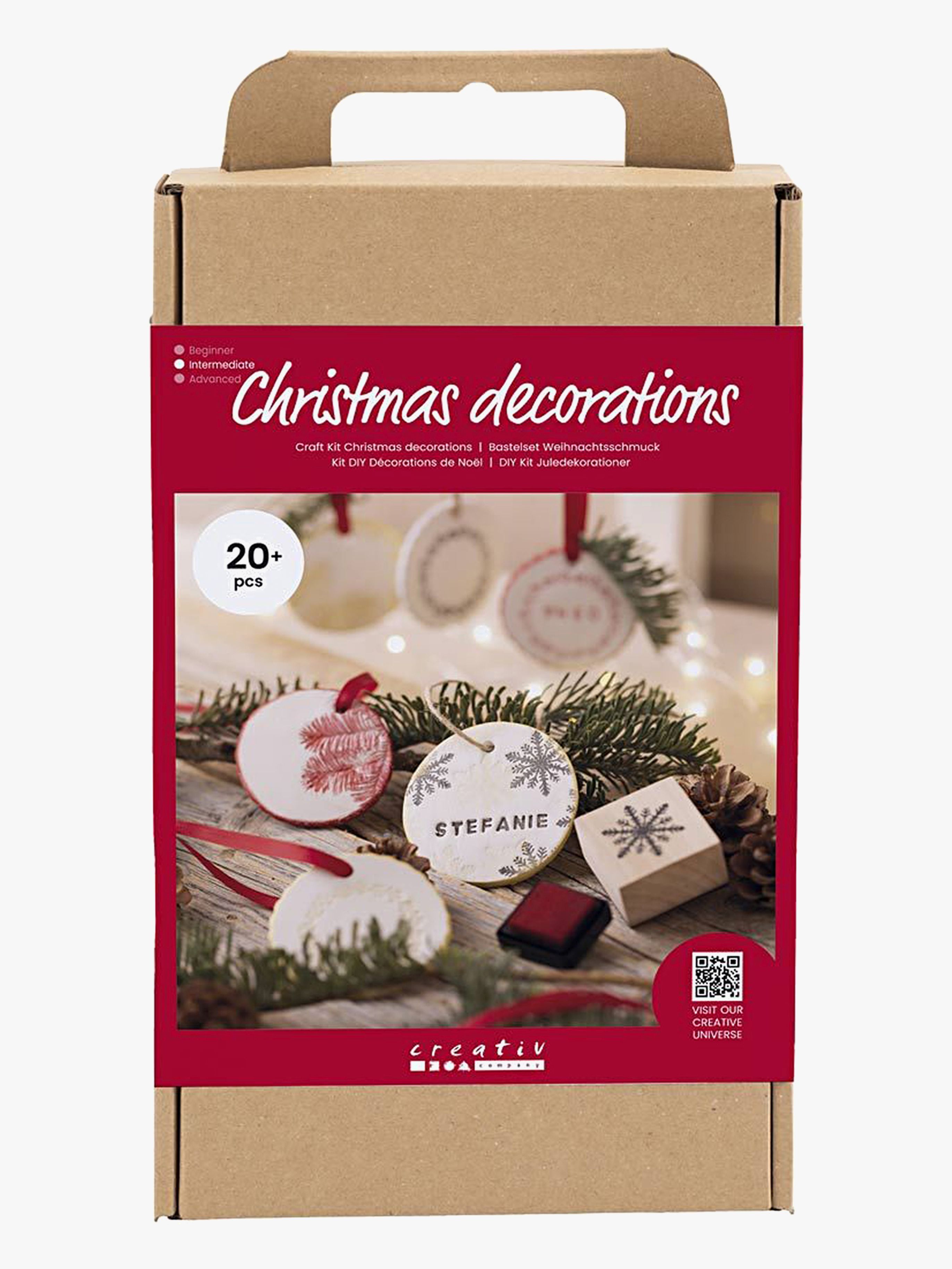 Bastelset Weihnachtsdekorationen Selbsthärtender Ton DIY