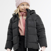 Nordbjørn Star Reflektierende Winterjacke, Schwarz