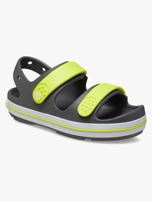 Crocs Crocband Cruiser Kids Sandalen, Slate Grey/Acidity