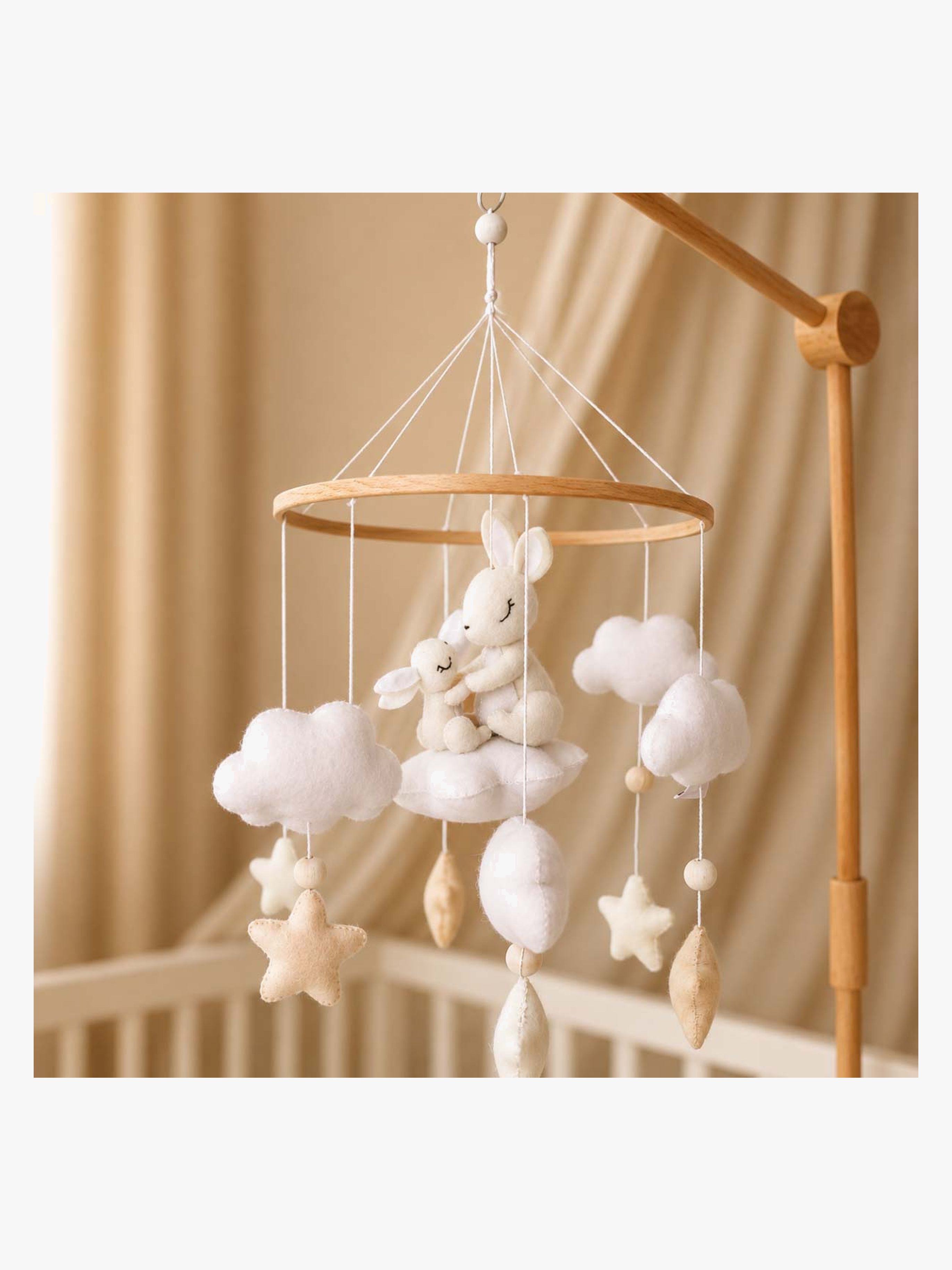 Little Loua Babymobile, Hase Mutter Mit Baby