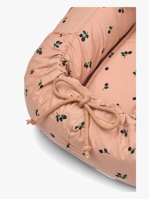 LIEWOOD Gro Printed Babynest, Mini Berry/Pale Tuscany