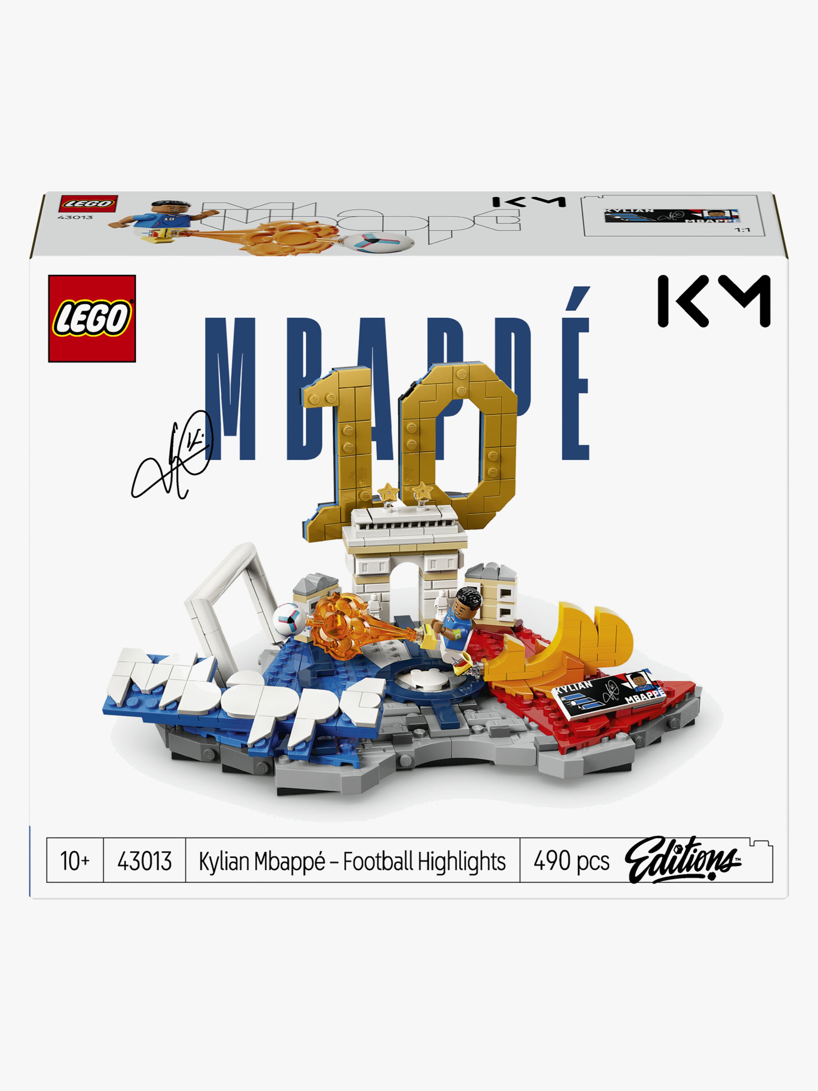 LEGO Editions Football 43013 Kylian Mbappé – Fußball-Highlights