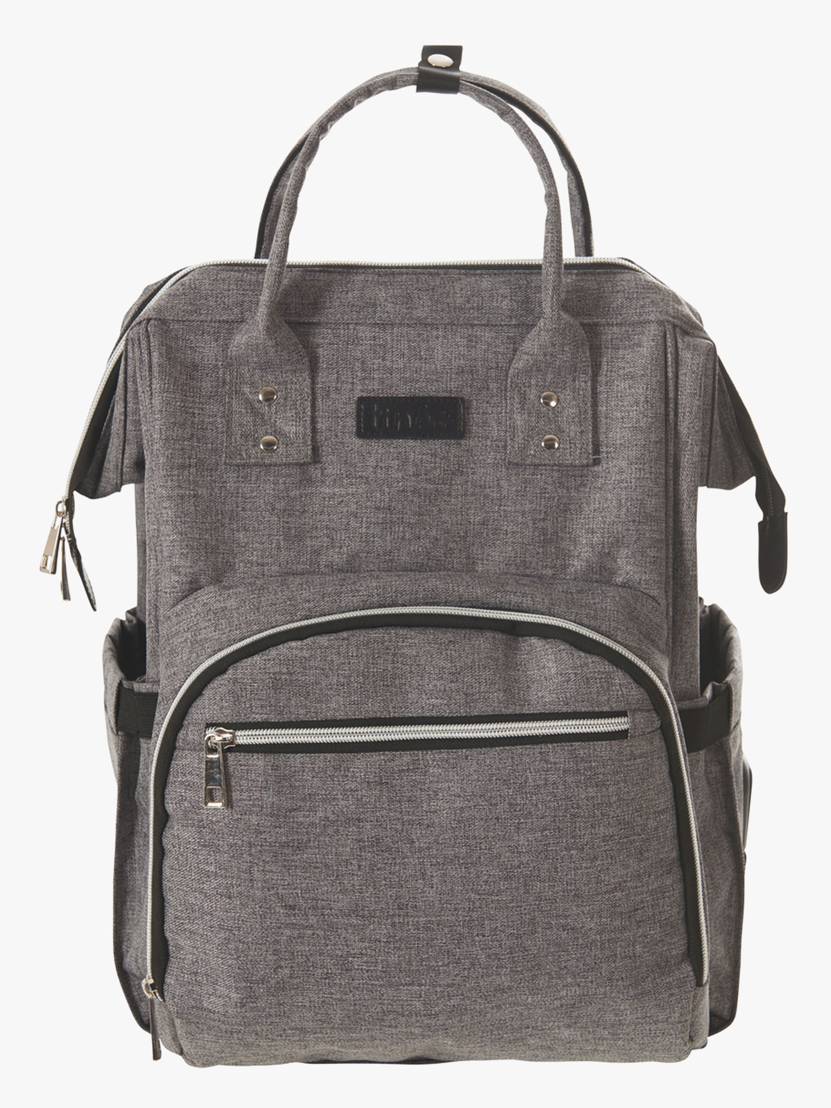 Tineo Wickeltasche Rucksack, Grau