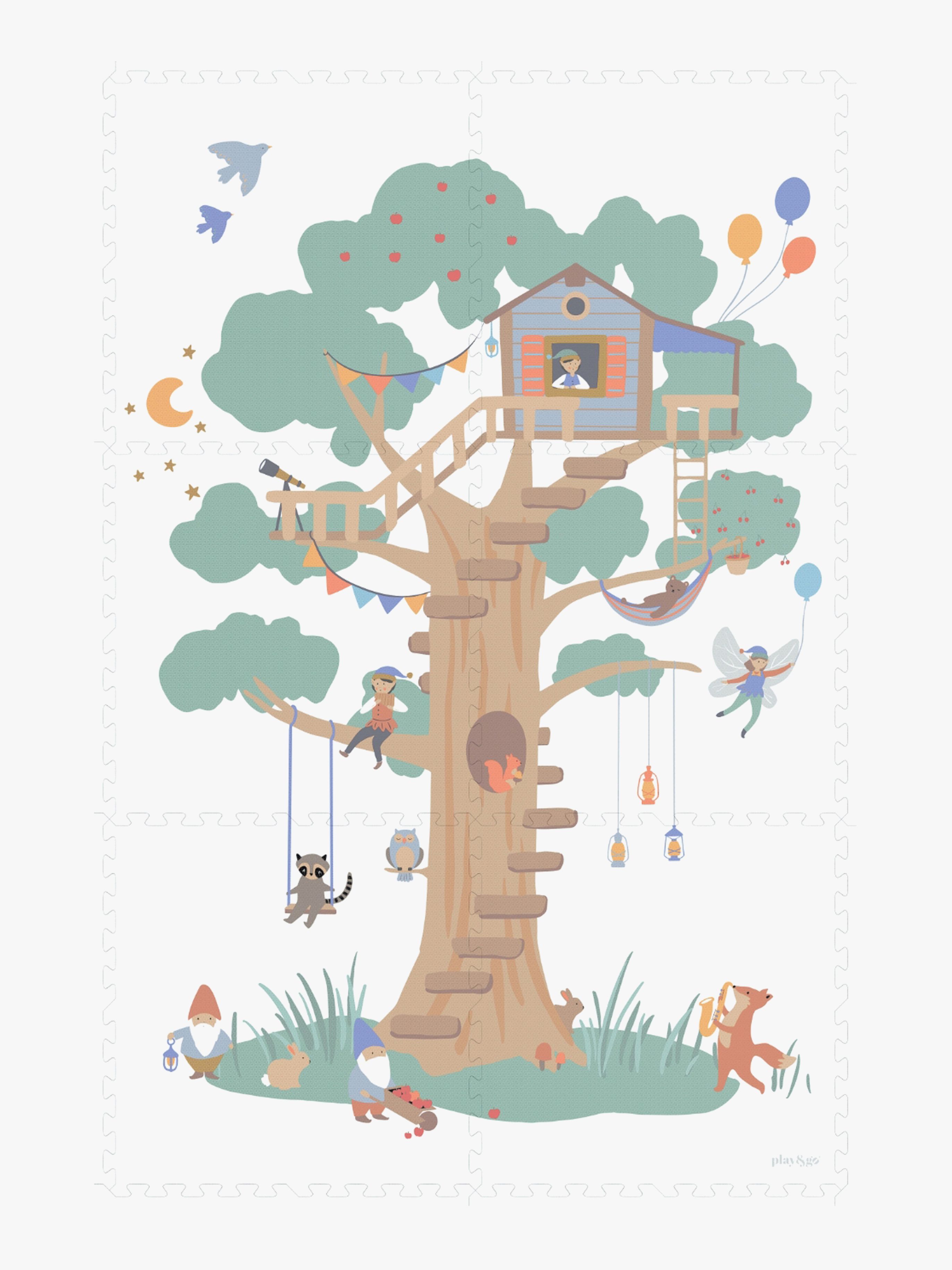 Play& Go Puzzlematte Baumhaus 6 Teile