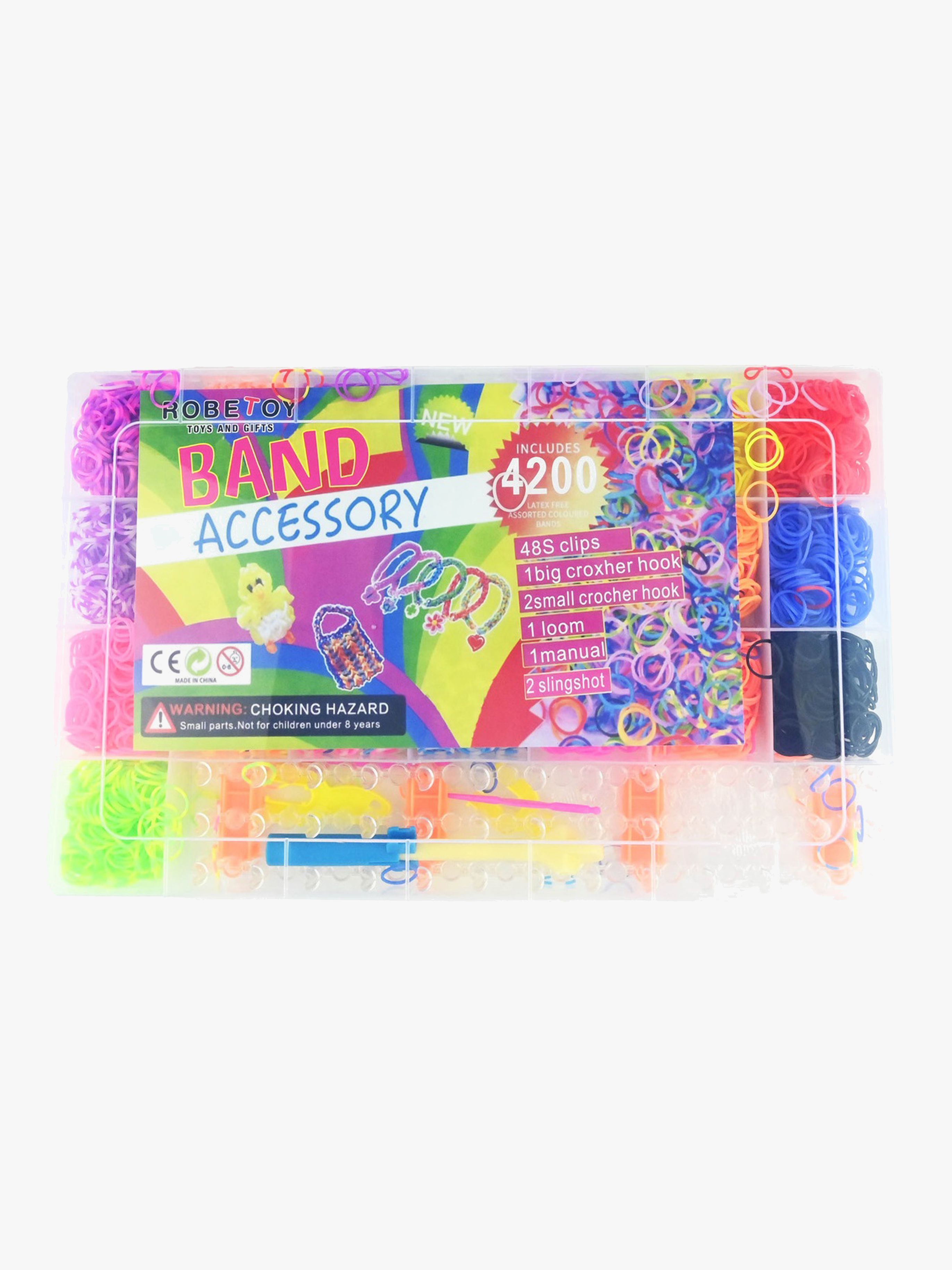 Robetoy Loom Bands DIY Armbandset 4200 Teile