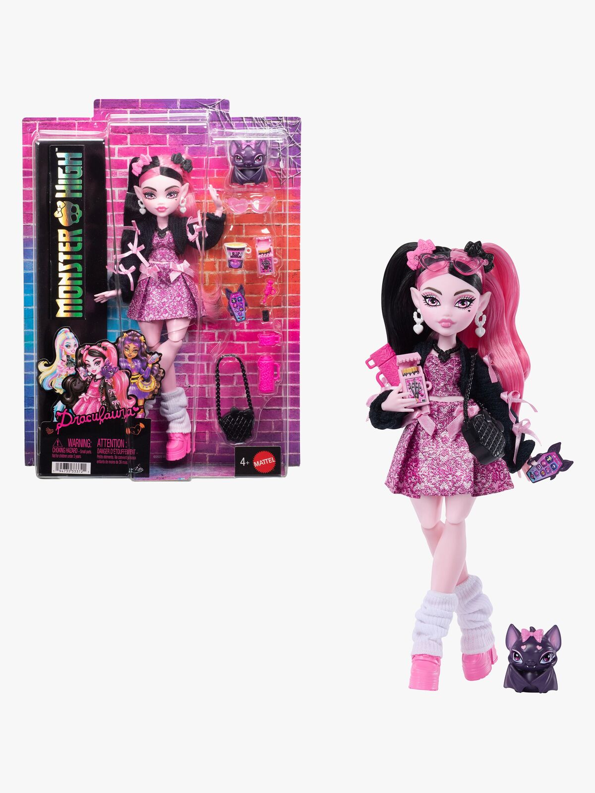 Monster High Core Puppe Draculaura & Count Fabulous