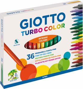 Giotto Turbo Color Filzstifte 36er-Pack