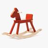 Kids Concept Schaukelpferd Carl Larsson, Rot-orange