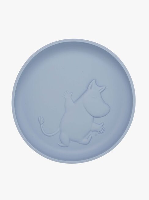 Mumin Geschirr-Set Silikon, Sky Blue