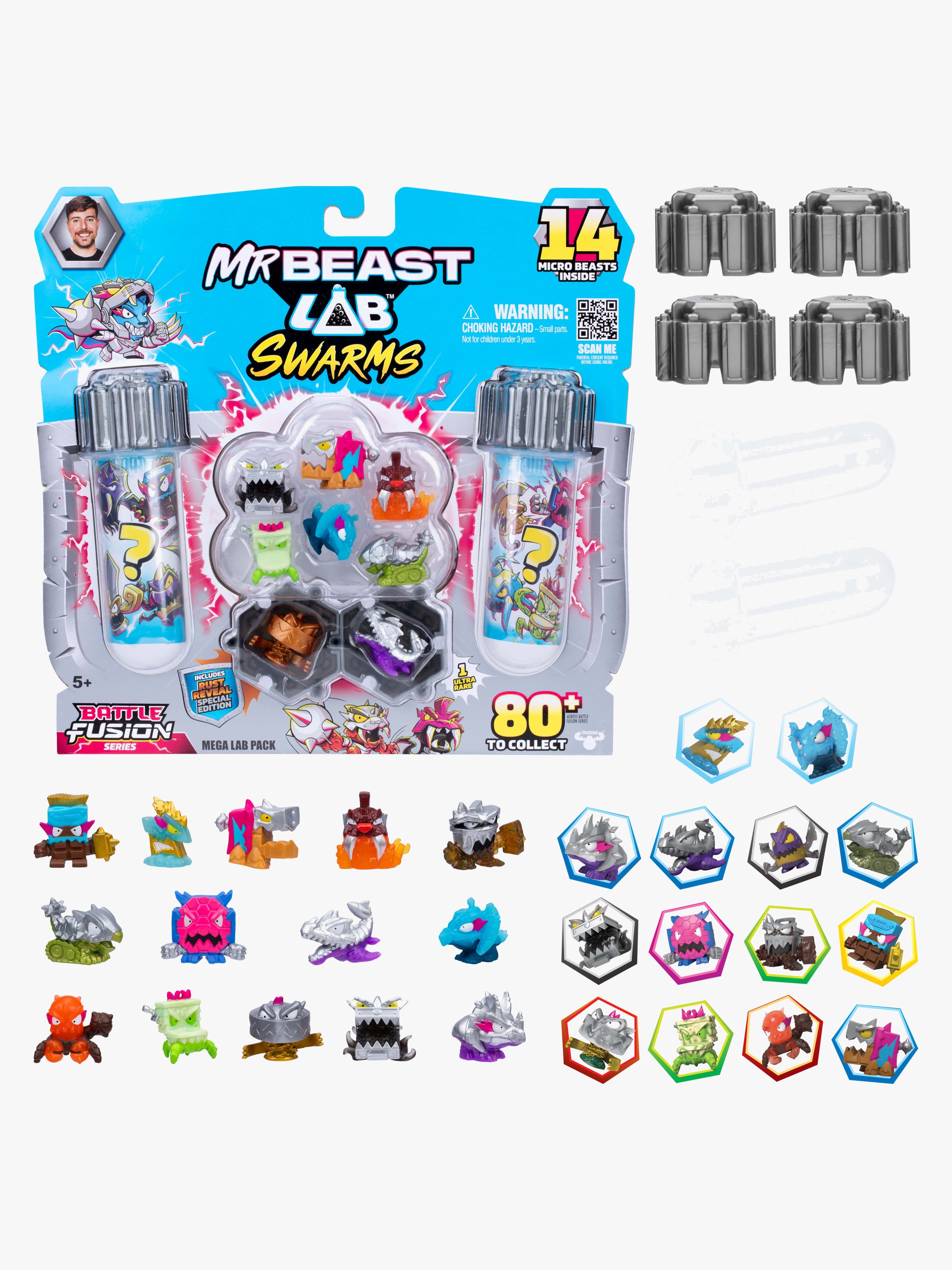 Beast Lab Swarms Sammelfiguren Battle Fusion Surprise 14er-Pack