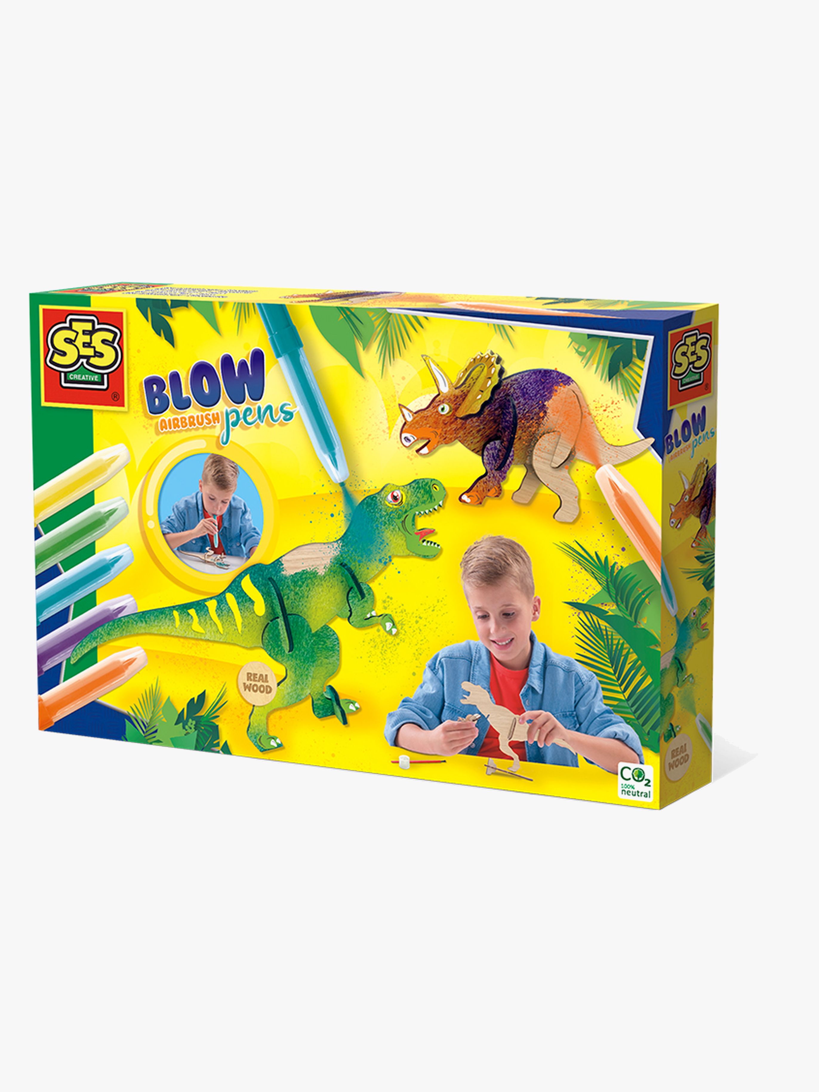 Puste-Airbrush-Stift Dinosaurier