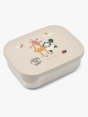 LIEWOOD Arthur Gemusterte Brotdose, Around the world/Sandy