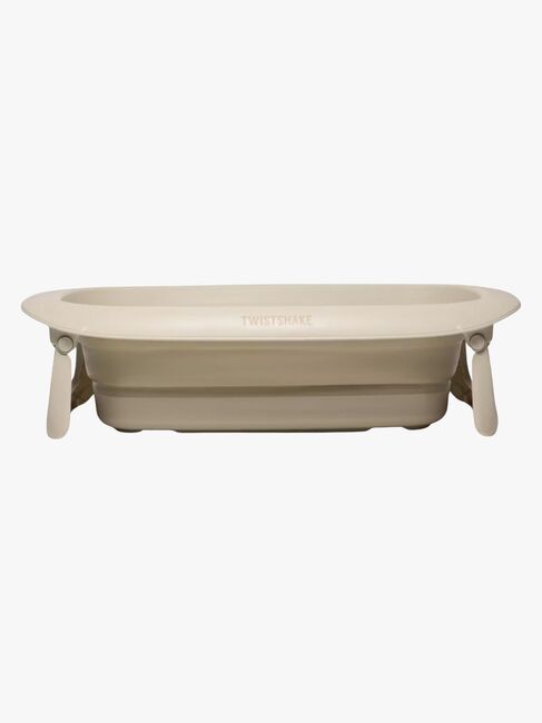 Twistshake Limited Edition Badewanne inkl. Badestütze & Duschkanne, Faded Beige