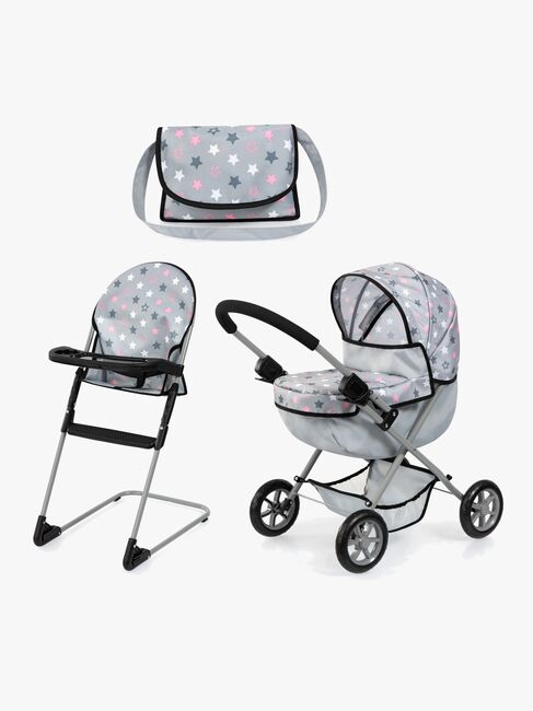 Bayer Design Puppenwagen Cosy Set, Grey