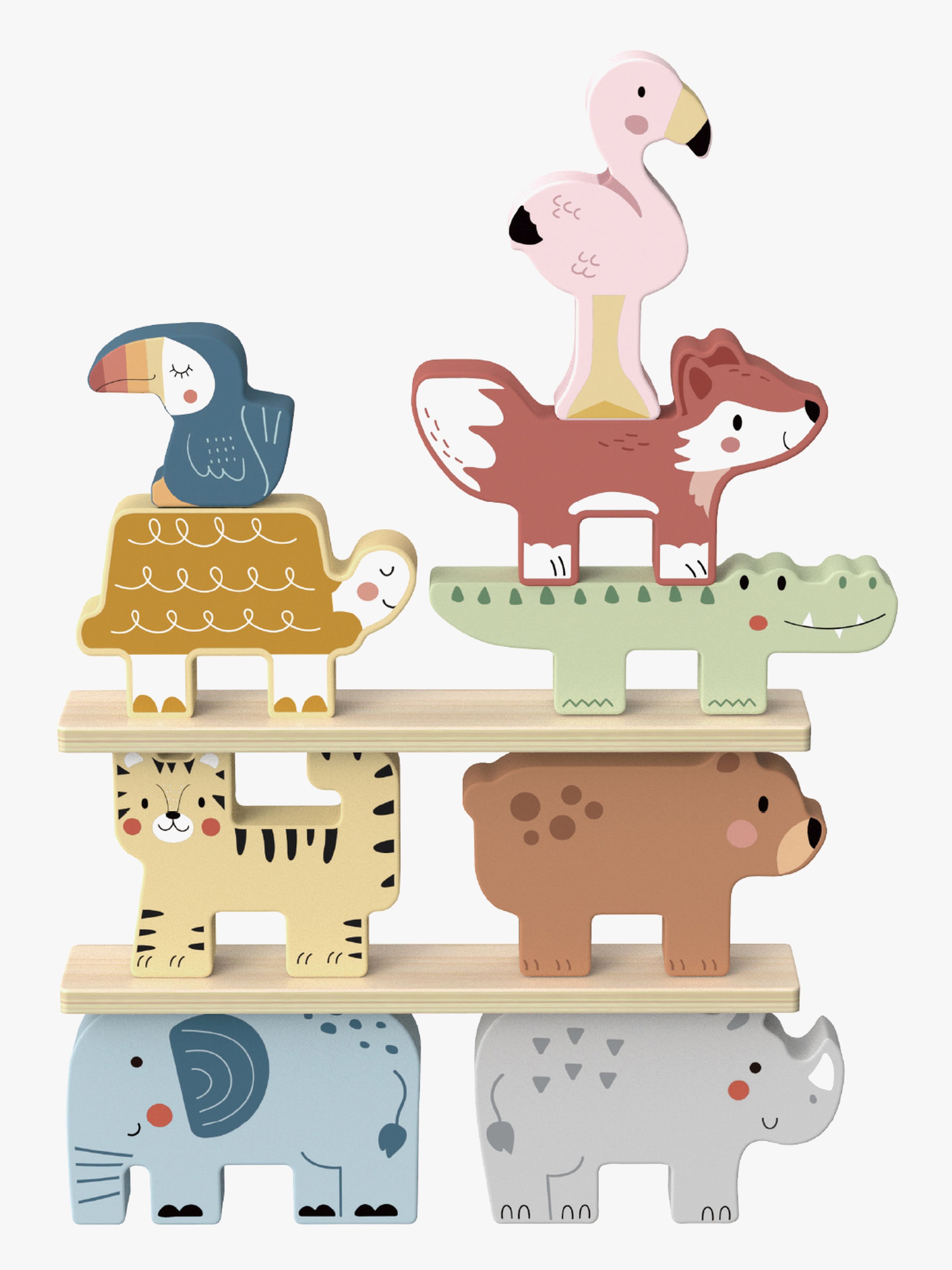 Tooky Toy Stapel-Tiere, Babyspielzeug