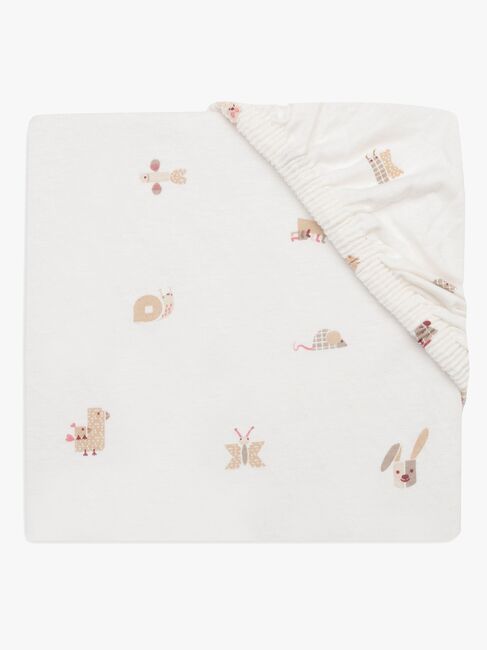 Jollein Spannbettlaken 60x120, Animal Friends