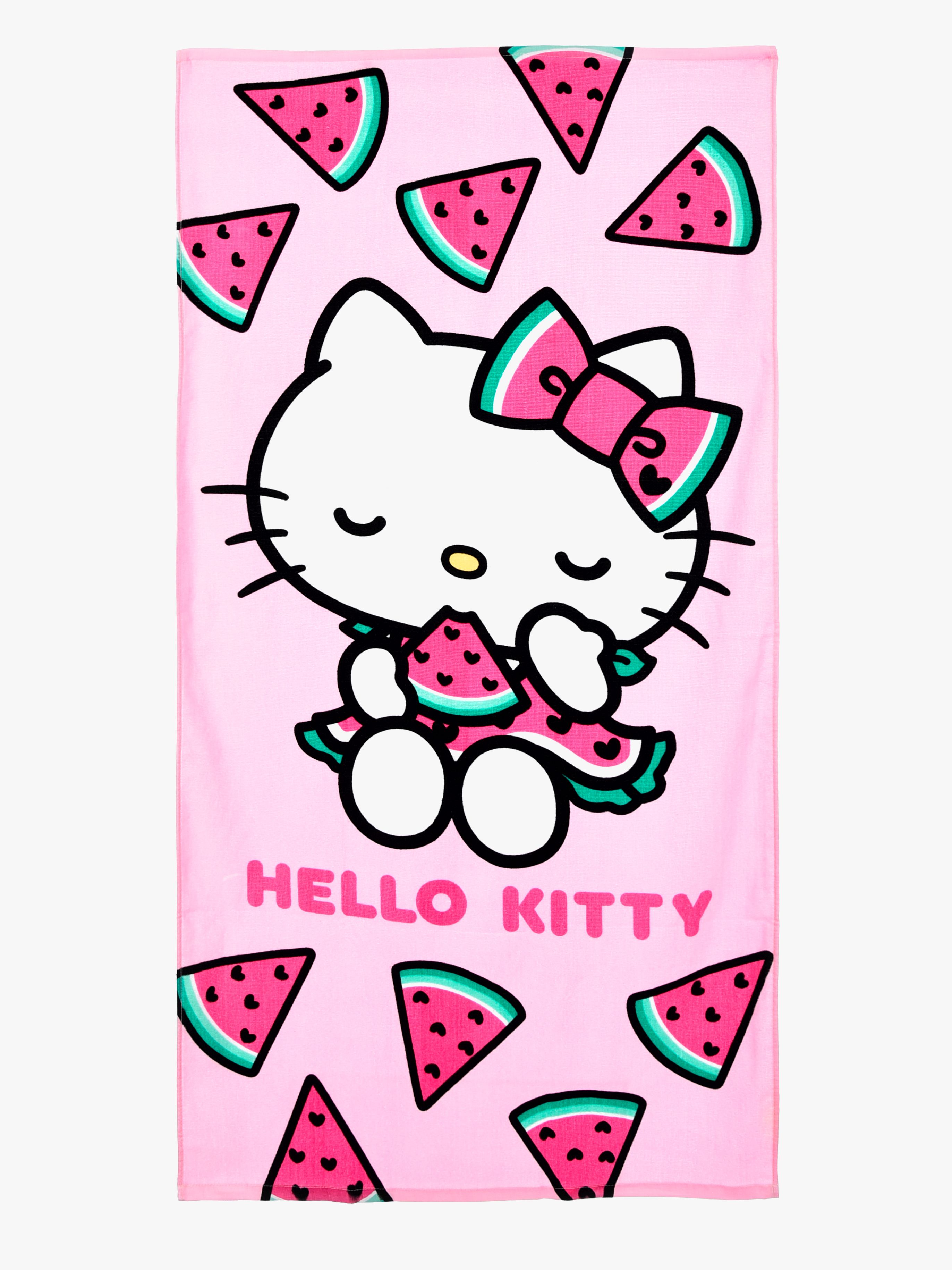 Hello Kitty Handtuch 100% Baumwolle, Rosa