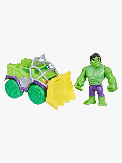 Spidey And His Amazing Friends Figur mit Fahrzeug Hulk Truck