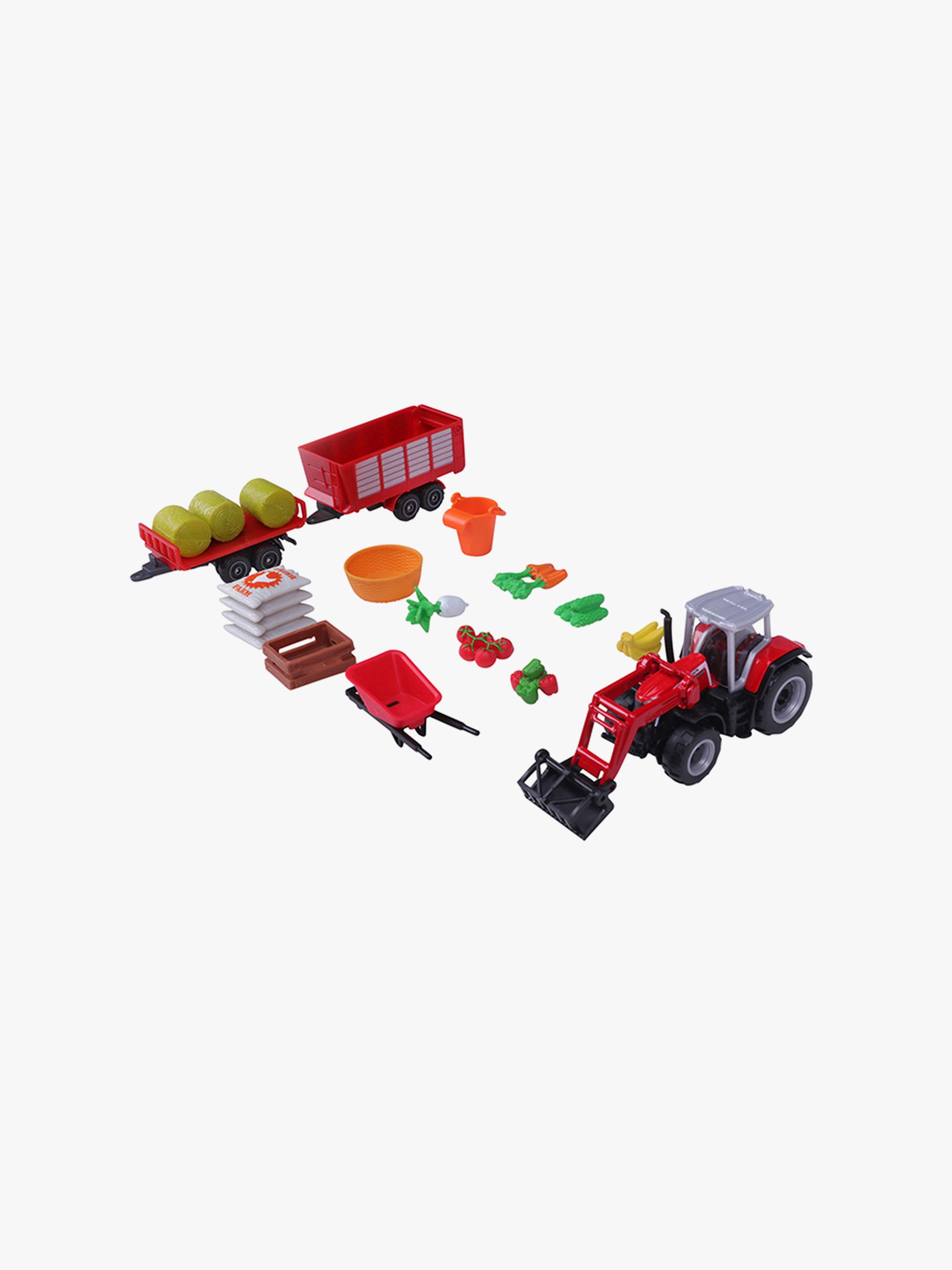 Maisto Mini Working Machines Bauernhof-Set Massey Ferguson