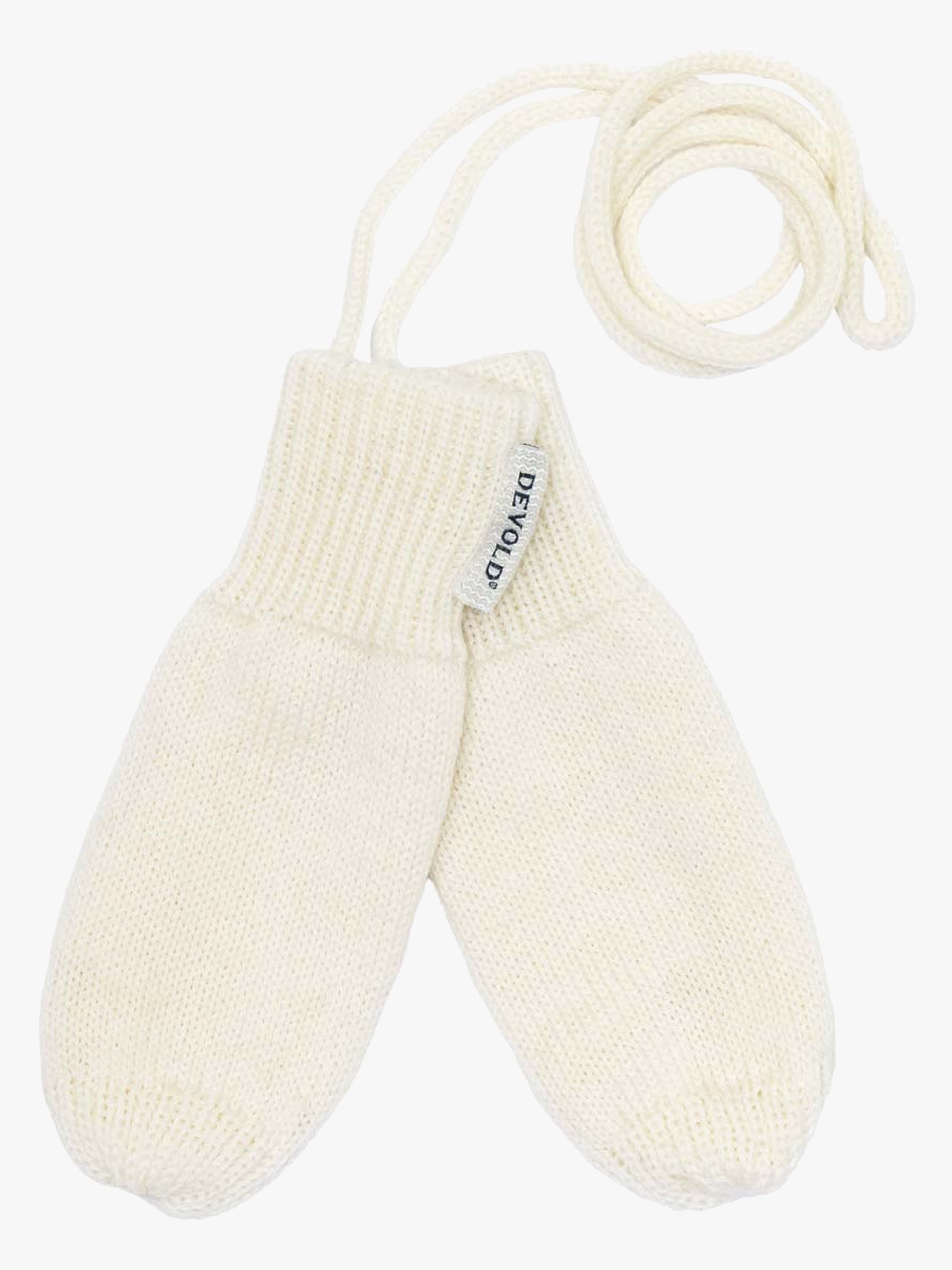 Devold HILDRE MERINO MITTEN BABY Fäustlinge, Offwhite
