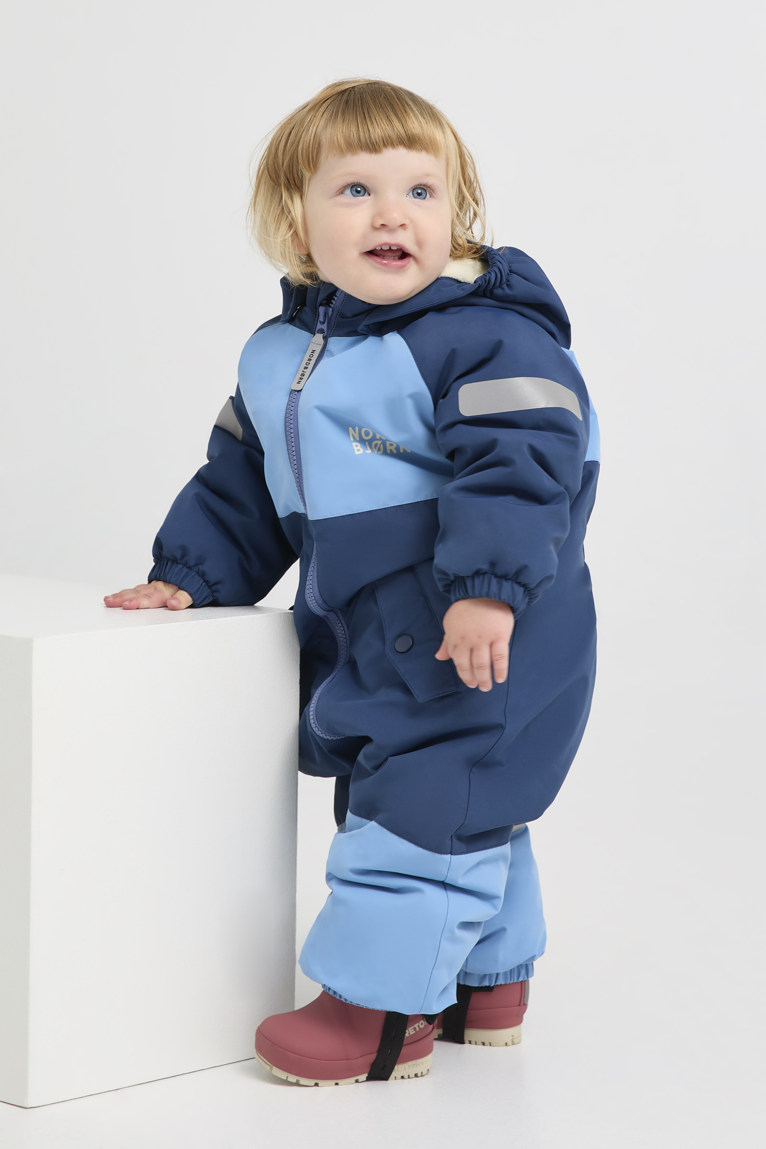 Nordbjørn Fernie Babyoverall, Allure/Insignia Blue, 104