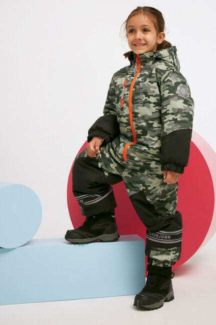 Nordbjørn Svalbard Schneeanzug, Camo Oil Green