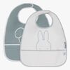 Jollein Miffy Peekaboo Lätzchen 2er-Pack, Sea Green
