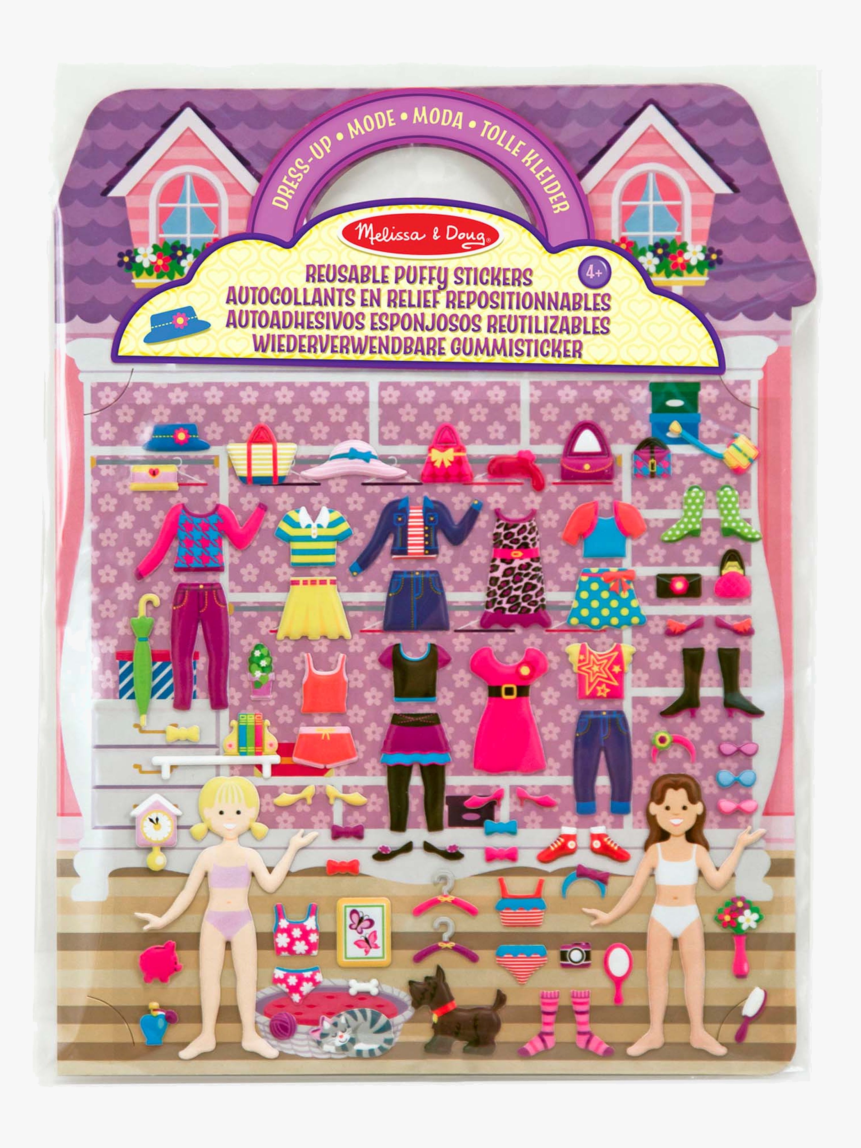 Wiederverwendbares Stickerset Dress-Up